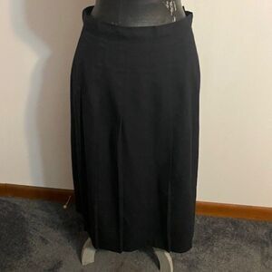 Kenneth Mitchell Vintage drop waist pleated bottom skirt, size 36